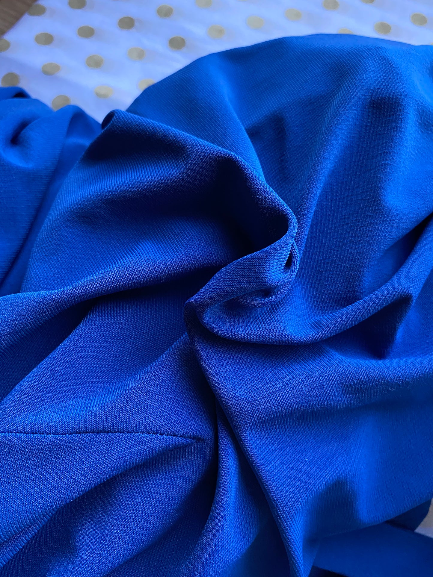 Blue stretch evening gown UK 10