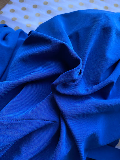 Blue stretch evening gown UK 10