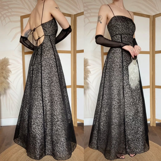 Blondie Nites 90s black prom dress uk 14