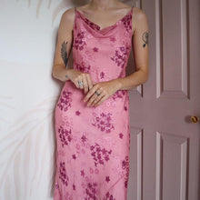 Load image into Gallery viewer, Pink Anne Brooks petite midi dress UK 12
