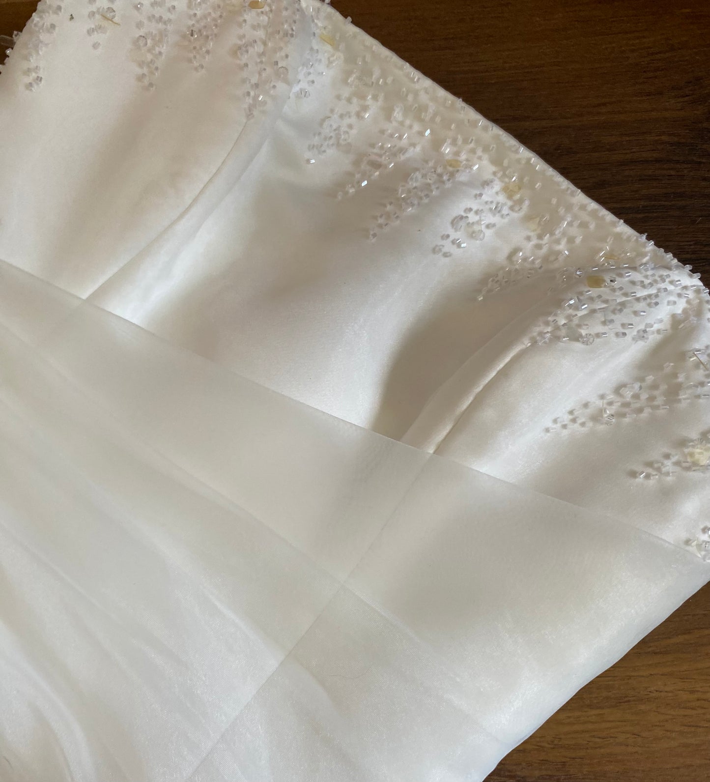 Maggie Sottero strapless wedding dress uk 8