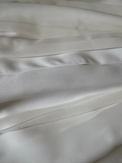 Ivory long sleeve ethereal wedding dress uk 10-12
