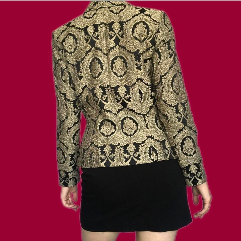 Monsoon Twilight black & gold blazer UK 10