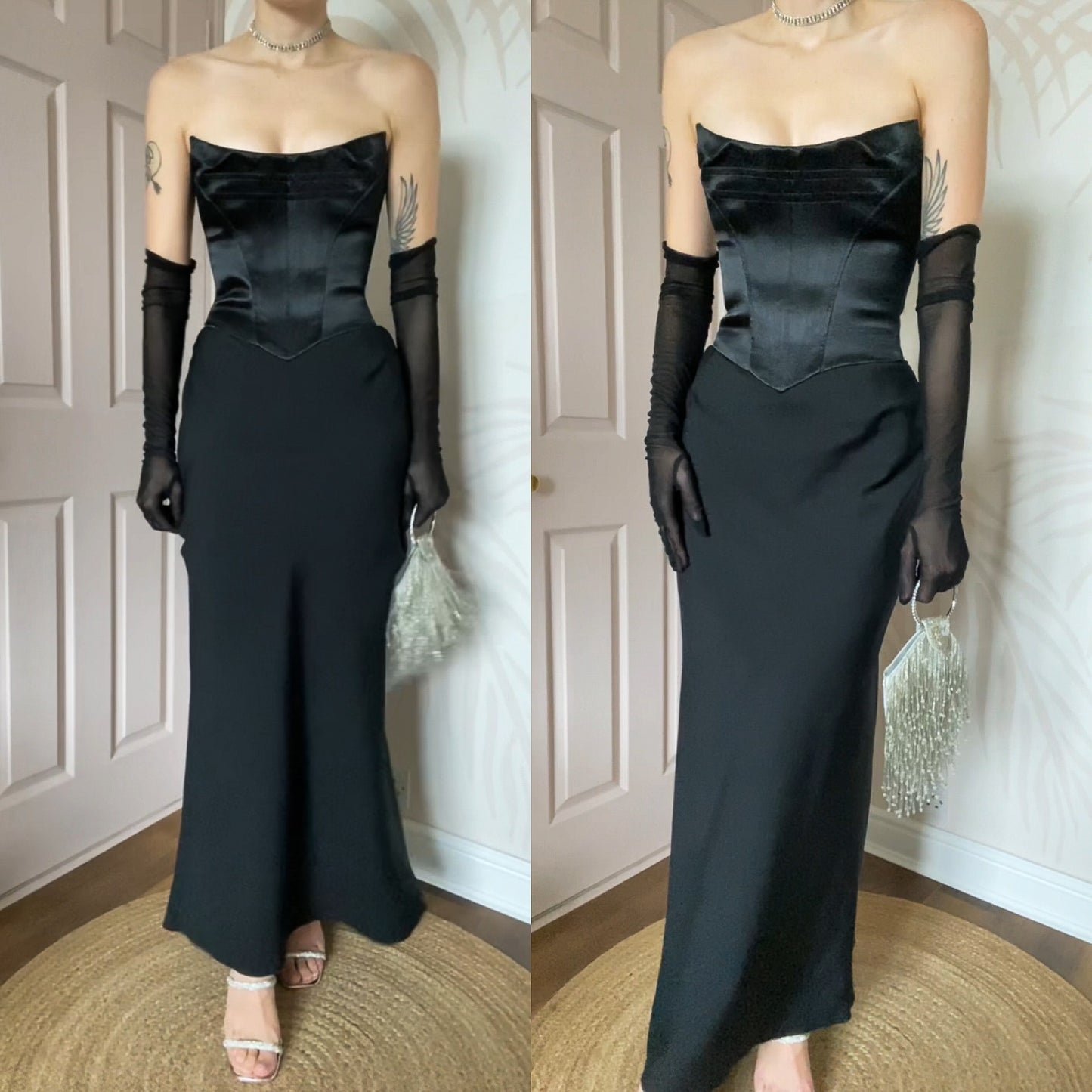 Black Dawn Stretton corset dress UK 10