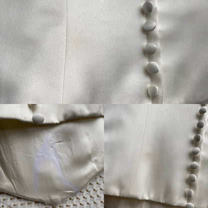 Ellis bridal vintage 2 piece wedding set UK 12