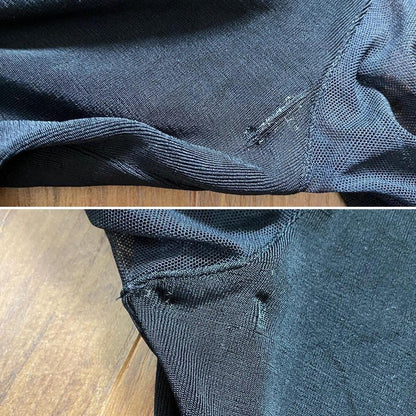 Black Bernshaw feather mini dress uk 8-10