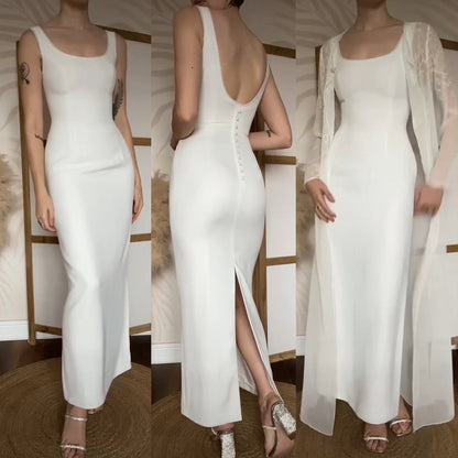 White 2-piece wedding co ord set uk 10