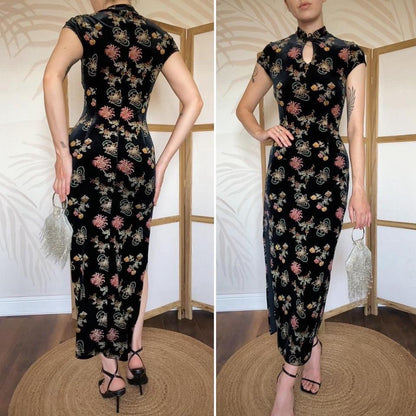 Charlotte Halton velvet stretch dress uk 14