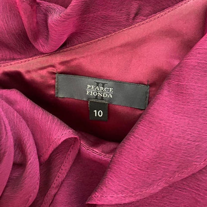 Pink one shoulder evening dress UK 10 & UK 12 available