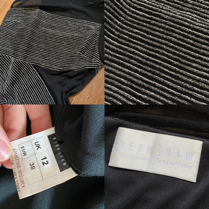 Bernshaw stretch sheer panel dress UK 12