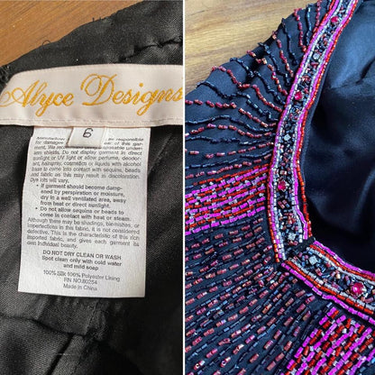 100% silk pink ombré halter neck evening dress uk 8