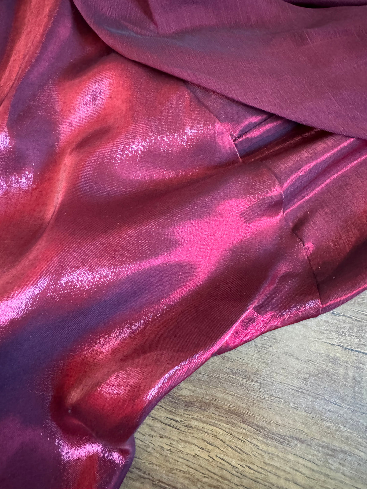Shimmery red prom dress uk 14