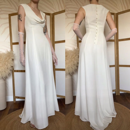 Monsoon cream ivory wedding dress uk 8