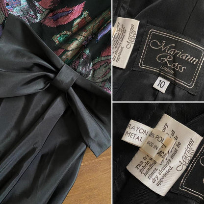 Vintage 80s Mariam Ross party dress uk 8