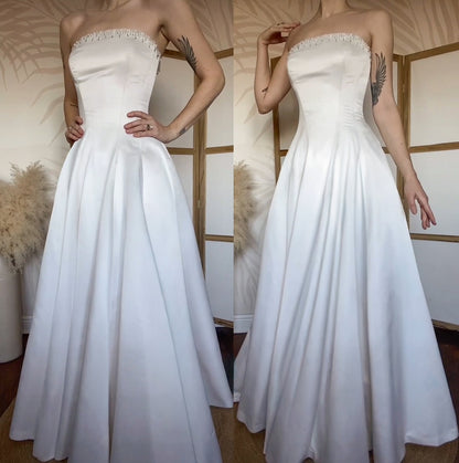 Maggie Sottero Couture blush white strapless wedding dress uk 12-14