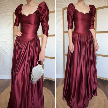 Pronuptia burgundy evening dress uk 8-10