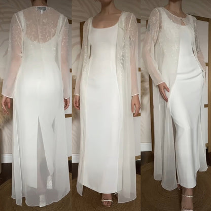 White 2-piece wedding co ord set uk 10