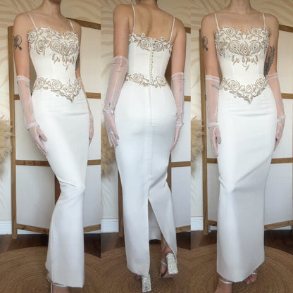 Ivory 3-piece Amanda Wyatt wedding dress set uk 10