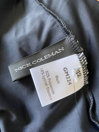 Nick Coleman designer open back bodycon dress UK 10-12