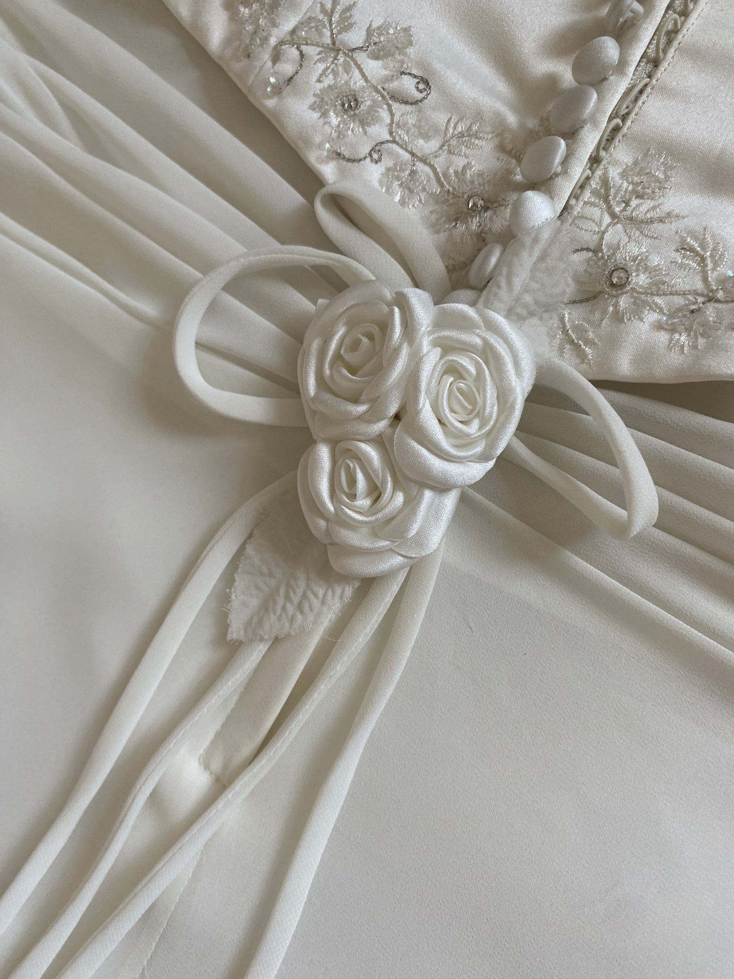 Ivory strapless Sincerity Bridal wedding dress uk 12