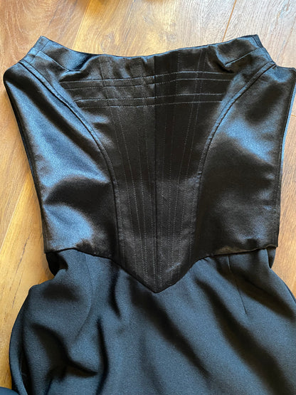 Black Dawn Stretton corset dress UK 10