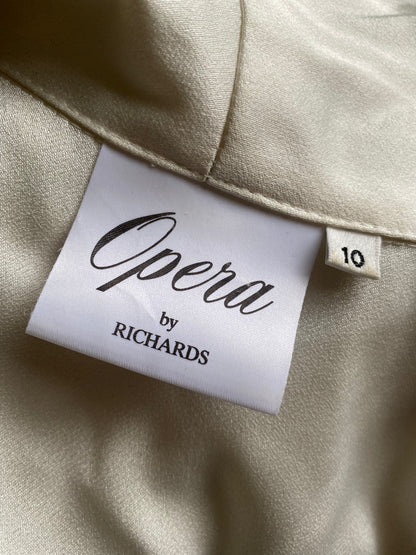 Black & white 80s long sleeve jumpsuit UK 8-10