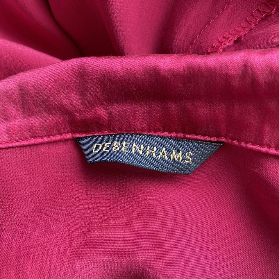 Pink 100% silk blouse UK 12/M