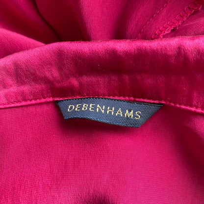 Pink 100% silk blouse UK 12/M