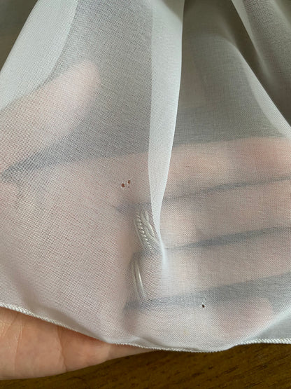 Beautiful white embroidered long sleeve wedding dress uk 6-8