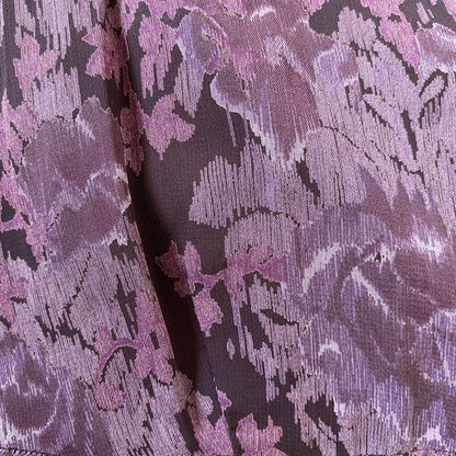 Laura Ashley purple floral short sleeve dress UK 12