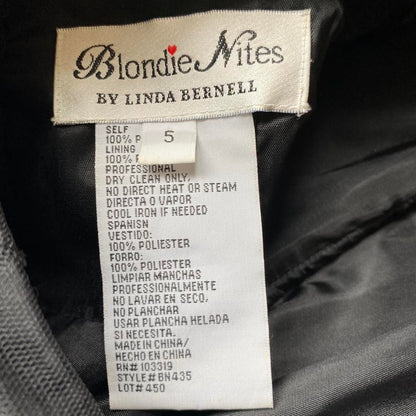 Black layered tulle evening gown UK 8