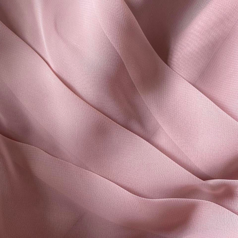 Vintage Hilary Morgan dusky pink evening gown UK 12-14