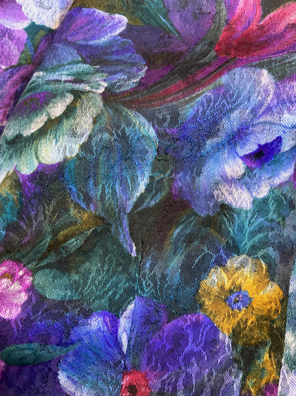 Monsoon Twilight Dark Floral Jacket UK 10