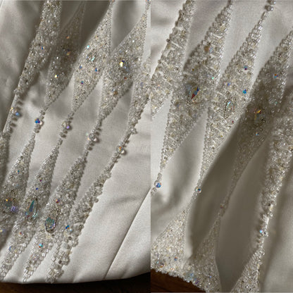 Ellis bridal vintage 2 piece wedding set UK 12