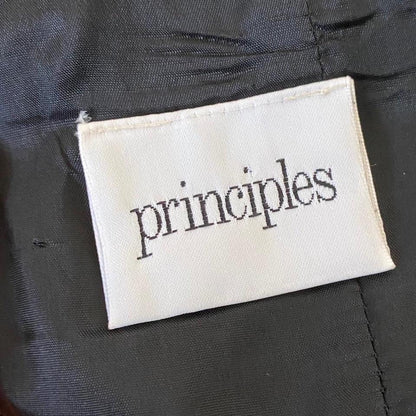 Black fitted halter neck evening dress UK 16