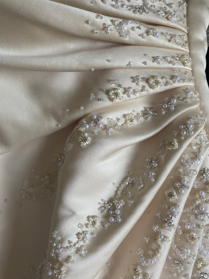 Maggie Sottero ivory a-line wedding dress uk 8