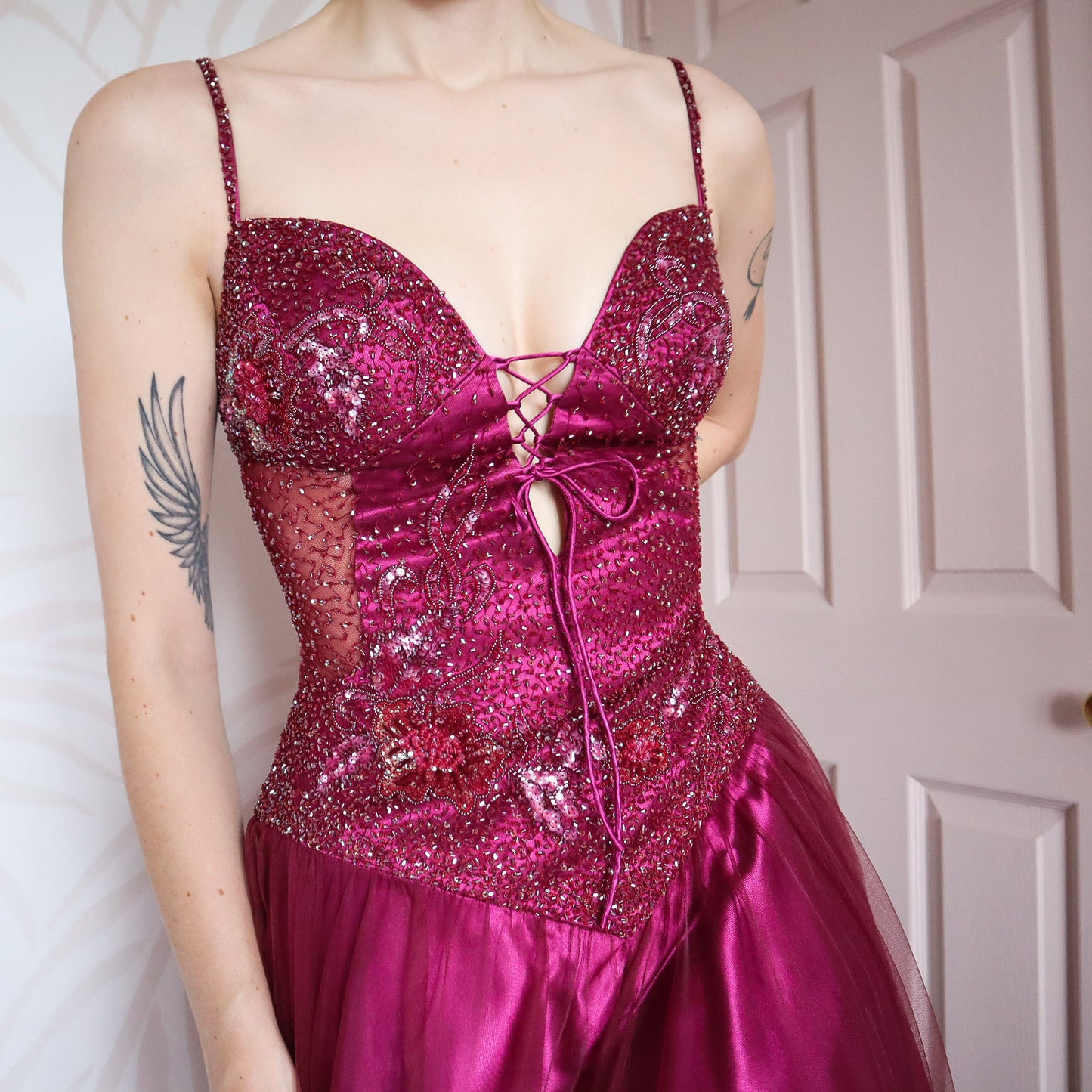 YVE London a-line ball gown UK 10