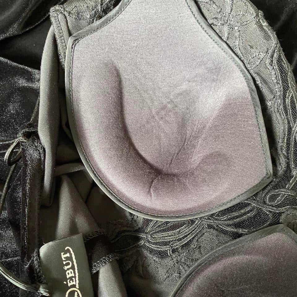 Black Debut stretch evening dress UK 10