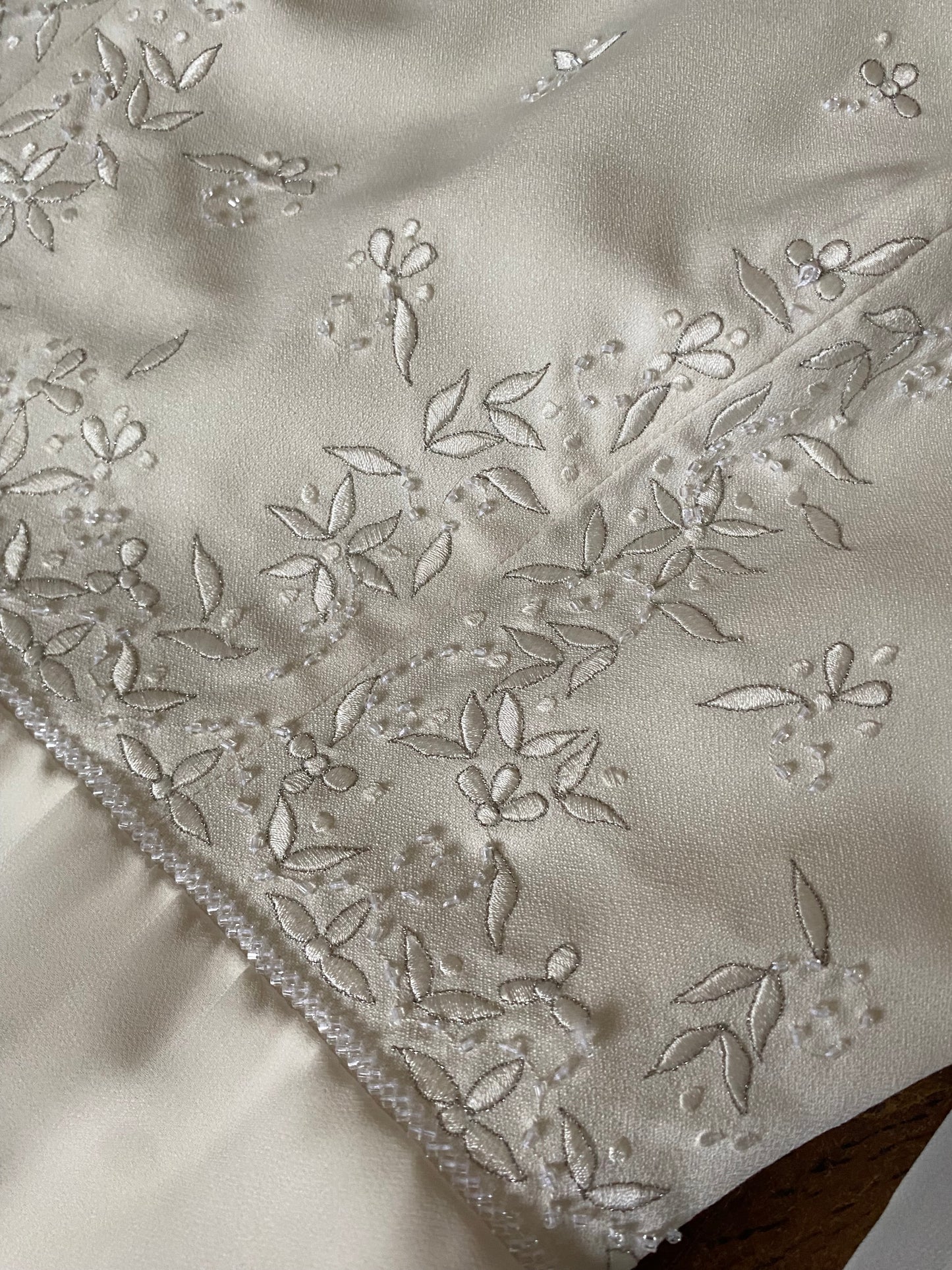 Ivory Benjamin Roberts ethereal wedding dress uk 12