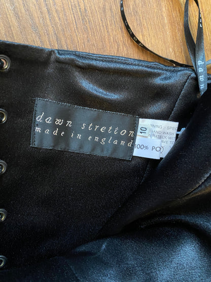 Black Dawn Stretton corset dress UK 10