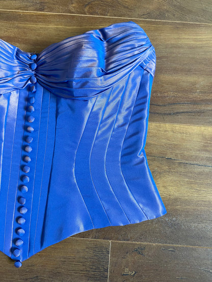 90s John Charles 2 piece corset & skirt set UK 10-12