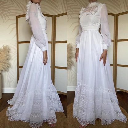 Vintage  Berkertex Bride 70s wedding dress uk 6-8