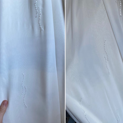 Ivory ethereal long sleeve wedding dress uk 10
