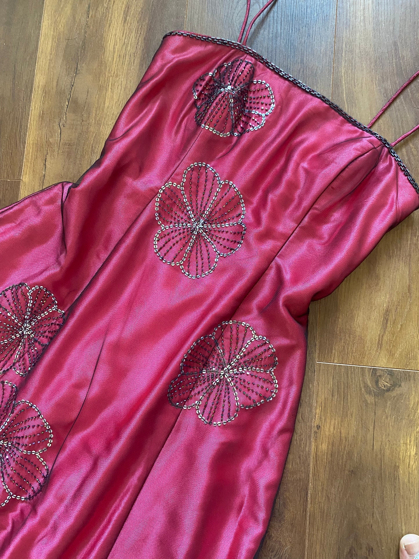 Blondie Nites pink a-line prom dress uk 10