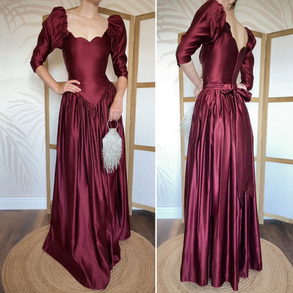 Pronuptia burgundy evening dress uk 8-10