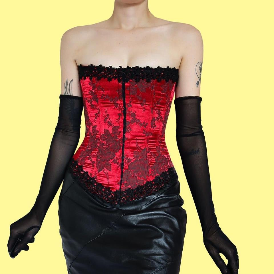 Red Shirley of Hollywood Corset UK 10-12