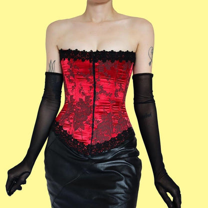 Red Shirley of Hollywood Corset UK 10-12