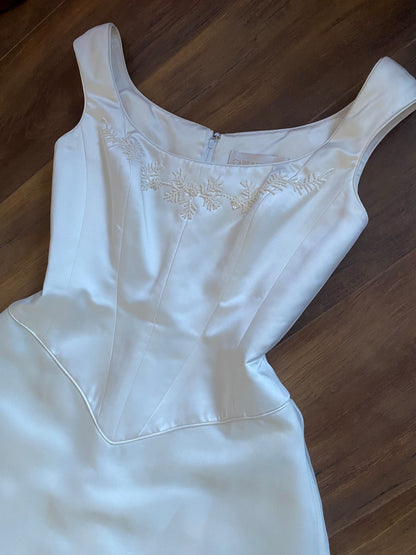 Ivory Carla Venessi wedding dress uk 10