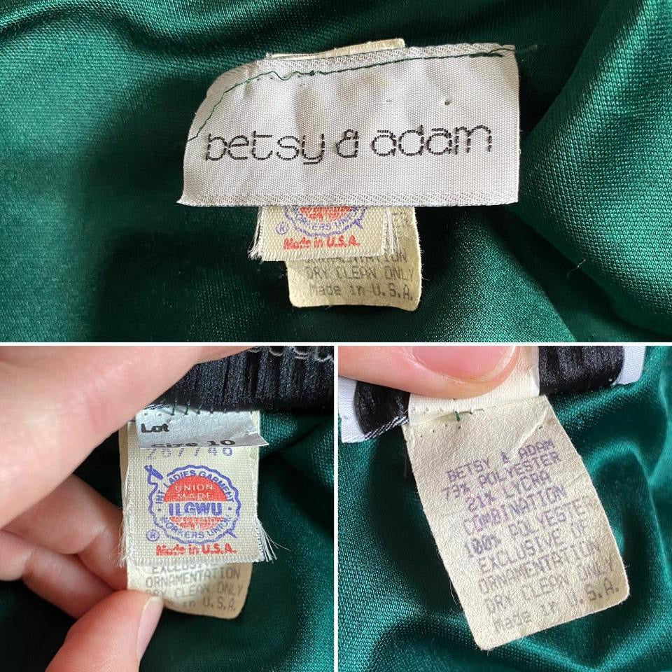 Forest green stretch 2-piece dress & jacket set uk 10