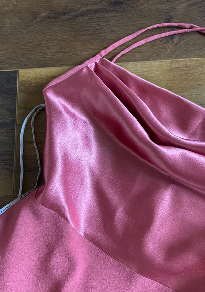 Dawn Stretton dusky pink evening dress UK 12